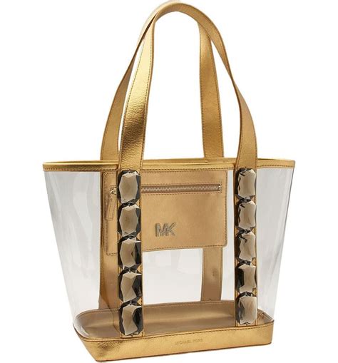 clear michael kors bags|michael kors clear tote bags.